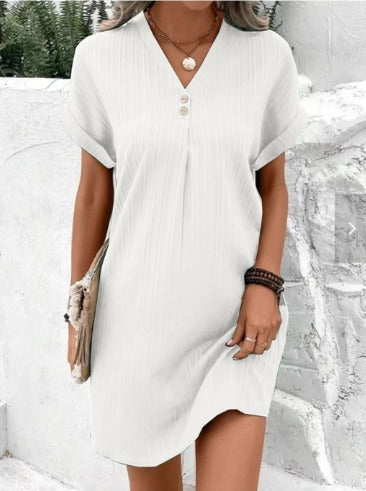 Spring Dress with V-Neck LISA™