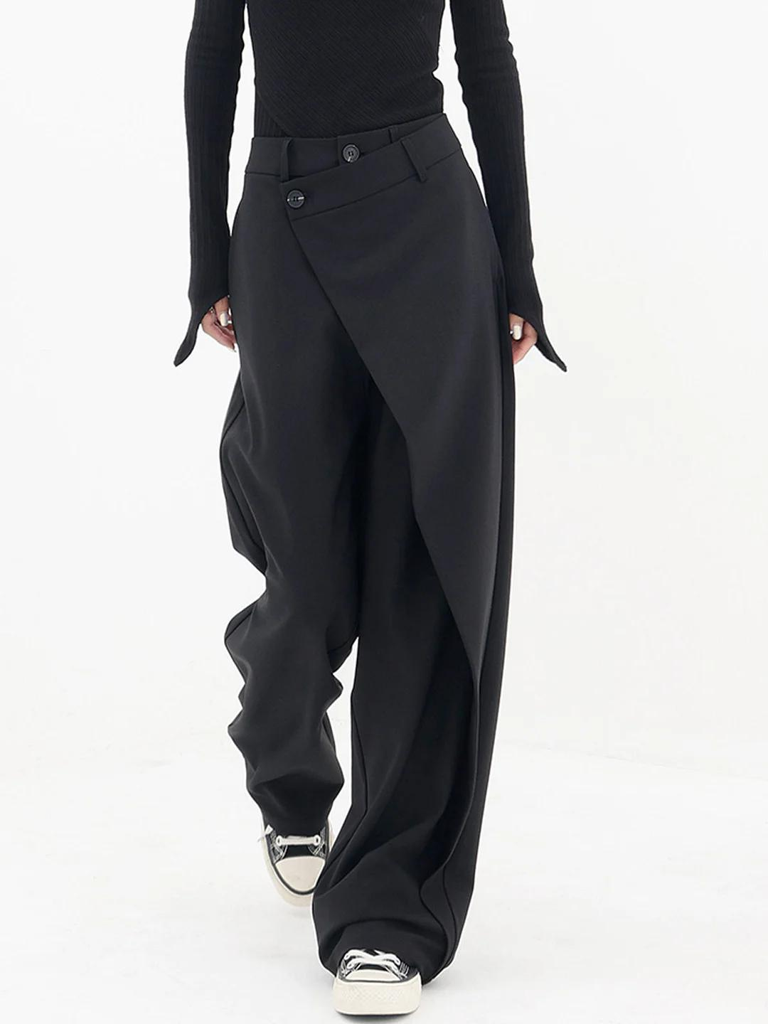 Clara | Relaxed Fit Trousers Crafted from Luxe Fabric