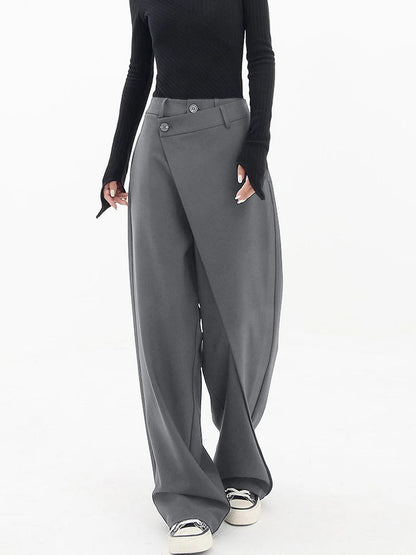 Clara | Relaxed Fit Trousers Crafted from Luxe Fabric
