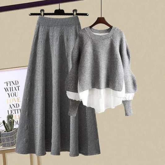 Mira | Chic Casual Sweatshirt & Skirt Set
