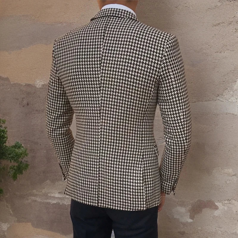 EIK IN CASUAL CHECKED BLAZER