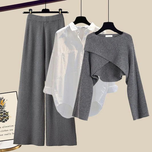 Nina | Cozy Softness: Elegant Three-Piece Long Sleeve Set